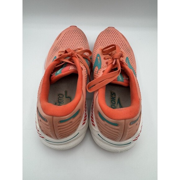 Brooks Adrenaline GTS 22 Women’s 7.5 B Coral Orange Running Shoes Sneakers - Picture 9 of 10